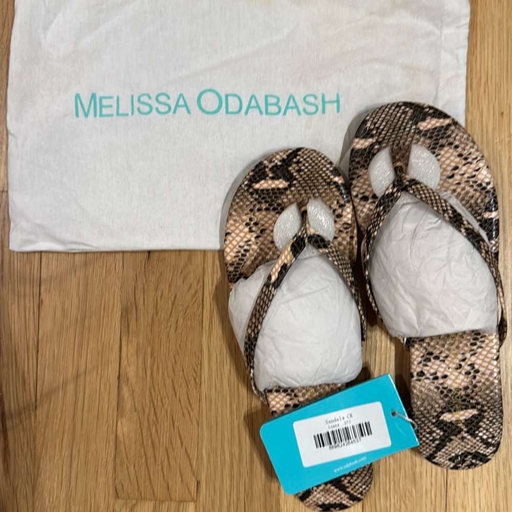 Melissa Odabash snake(faux) sandals